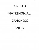 O DIREITO MATRIMONIAL