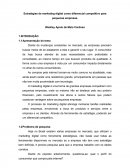 As Estratégias de marketing digital como diferencial competitivo para pequenas empresas
