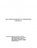 RELATÓRIO: MATERIAIS DE CONSTRUÇÃO