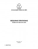 As Máquinas síncronas constituem uma das famílias de máquinas elétricas mais importantes