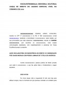 AÇÃO DECLARATÓRIA DE INEXISTÊNCIA DE DÉBITO C/C INDENIZAÇÃO POR DANOS MORAIS COM PEDIDO LIMINAR DE TUTELA DE URGÊNCIA