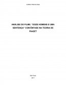 ANÁLISE DO FILME: DOZE HOMENS E UMA SENTENÇA” COM ÊNFASE NA TEORIA DE PIAGET