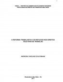 A Reforma trabalhista e os reflexos no direito coletivo do trabalho