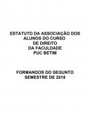 FORMANDOS DO SEGUNTO SEMESTRE DE 2018