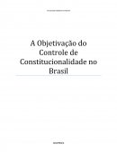 O Controle de Constitucionalidade