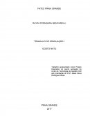 Trabalho apresentado como Projeto Integrador do quinto semestre do curso de Tecnologia de Gestão EAD sob orientação do Prof. Maria Silvia Rodrigues Alves.