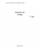 Relatório de Estagio Rotinas das Atividades Desenvolvida