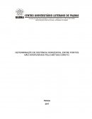 DETERMINAÇÃO DE DISTÂNCIA HORIZONTAL ENTRE PONTOS NÃO INTERVISÍVEIS PELO MÉTODO DIRETO