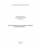 ESTUDO COMPARATIVO DO ESTADO NUTRICIONAL DE INDIVÍDUOS VEGETARIANOS E ONÍVOROS