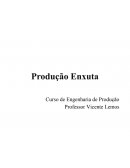 As Técnicas Aplicadas Produção Enxuta