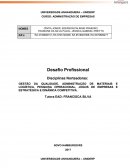 GESTÃO DA QUALIDADE, ADMINISTRAÇÃO DE MATERIAIS E LOGÍSTICA, PESQUISA OPERACIONAL, JOGOS DE EMPRESAS E ESTRATÉGICA E DINÂMICA COMPETITIVA