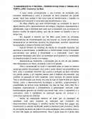 O AMANHECER DO 3º MILÊNIO – PERSPECTIVAS PARA O TRABALHO E TEMPO LIVRE