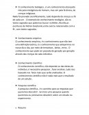 O Conhecimento teológico , é um conhecimento alcançado não pela inteligência do homem