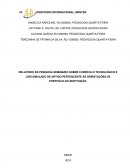 RELATÓRIO DE PESQUISA SEMINÁRIO SOBRE CURRÍCULO TECNOLÓGICO E JÚRI SIMULADO DE ARTIGO PERTENCENTE ÀS ORIENTAÇÕES DE PORTFÓLIO DA INSTITUIÇÃO