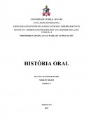 História Oral