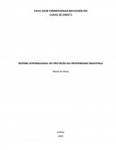 O SISTEMA INTERNACIONAL DE PROTEÇÃO DA PROPRIEDADE INDUSTRIAL