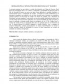 A DETRAÇÃO PENAL: NOVOS CONCEITOS DIANTE DA LEI N° 12.403/2011