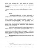 A PESSOA COM DEDICIÊNCIA E O MEIO AMBIENTE DE TRABALHO: DIFICULDADES NA INCLUSÃO E ADAPTAÇÃO AO MEIO AMBIENTE DE TRABALHO