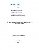 Análise Quadrimestre Jogos de negócios FGV