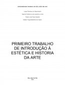 RESENHA - A ESTÉTICA E HISTORIA DA ARTE