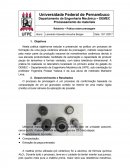 Relatório de Prática - Processo de prensagem de materiais cerâmicos