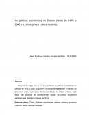 As Políticas econômicas do Estado chinês de 1970 a 2000 e a convergência cultural-histórica