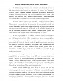 Artigo de opinião sobre o texto “Teleco, o Coelhinho”