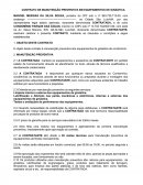 CONTRATO DE MANUTENÇÃO PREVENTIVA EM EQUIPAMENTOS DE GINÁSTICA