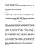 POLUIÇÃO ATMOSFERICA: DETERMINAÇÃO DE MATERIAL PARTICULADO (MP) SÓLIDO EM MEIO FLUTUANTE DO MUNICÍPIO DE CODÓ-MA