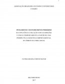 PENSAMENTO: UM INSTRUMENTO PODEROSO SUA INFLUÊNCIA E RELAÇÃO COM AS EMOÇÕES E COM O COMPORTAMENTO A PARTIR DE UMA PERSPECTIVA COGNITIVO-COMPORTAMENTAL NO ÂMBITO DA FOBIA SOCIAL