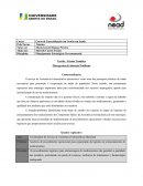 A Ausência de procedimento operacional para organização da logística de armazenamento de medicamentos