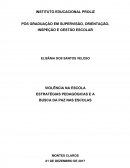 A VIOLÊNCIA NA ESCOLA ESTRATÉGIAS PEDAGÓGICAS E A BUSCA DA PAZ NAS ESCOLAS
