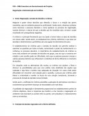 A Negociação e Administração de Conflitos