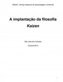 A Implantação da filosofia Kaizen