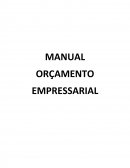 MODELO MANUAL PARA ORÇAMENTO EMPRESARIAL