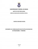 EXPANSÃO OU CONSOLIDAÇÃO DAS POLÍTICAS SOCIAIS NO KEYNESIANISMO - FORDISMO