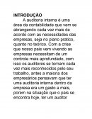 A Auditoria Interna