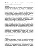 A Construção e estudo de uma escala termométrica a partir do conceito da Lei Zero da Termodinâmica