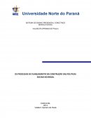 OS PROCESSOS DE PLANEJAMENTO NA CONSTRUÇÃO DAS POLITICAS SOCIAIS NO BRASIL