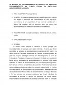 OS MOTIVOS DO ENCAMINHAMENTO DE CRIANÇAS AO PROCESSO PSICODIAGNÓSTICO