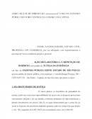 AÇÃO DECLARATÓRIA C/C REPETIÇÃO DE INDÉBITO COM PEDIDO DE TUTELA DA EVIDÊNCIA