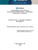 Resenha do Caso: A crise grega: Tragédia ou Oportunidade