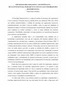 A PSICOLOGIA ORGANIZACIONAL, CONTINGÊNCIAS E META CONTINGÊNCIAS: FERRAMENTAS CONCEITUAIS E POSSIBILIDADES DE INTERVENÇÃO