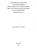 O DIREITO AMBIENTAL E OS AGROTÓXICOS