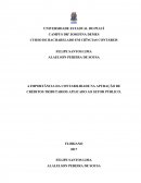 A IMPORTÂNCIA DA CONTABILIDADE NA APURAÇÃO DE CRÉDITOS TRIBUTÁRIOS APLICADO AO SETOR PÚBLICO