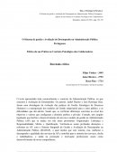 O Sistema de gestão e Avaliação do Desempenho na Administração Publica Portuguesa