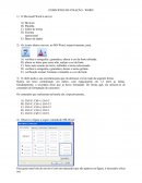 EXERCÍCIOS DE FIXAÇÃO - PALAVRA