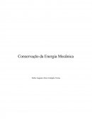 Conservação da Energia Mecânica-Relatório