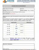 Um exercício prático para o desenvolvimento de um programa dedicado à unificação, disjunção e negação