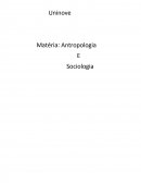 Matéria: antropologia e sociologia
